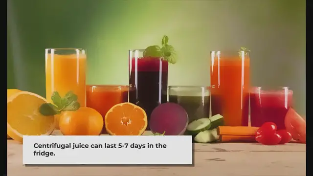 Video thumbnail for How Long Does Centrifugal Juice Last?
