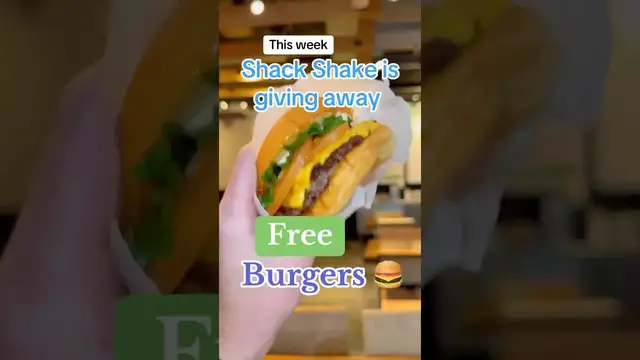 'Video thumbnail for How to get Free Burgers from Shake Shack this week… ️'