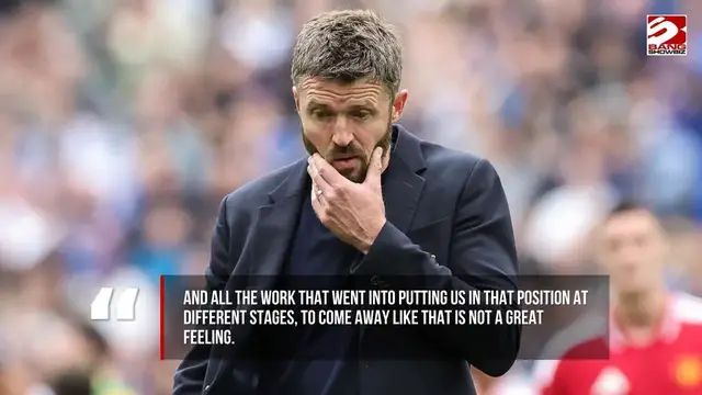Video thumbnail for Michael Carrick expresses bitter disappointment as Man Utd concede late in Everton draw