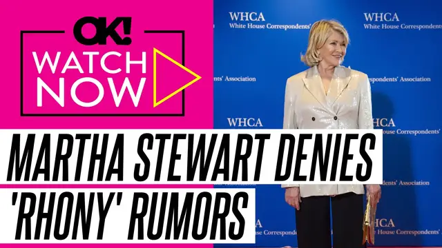 'Video thumbnail for Martha Stewart Dismisses Rumors of Joining 'RHONY': 'Not a Housewife!''