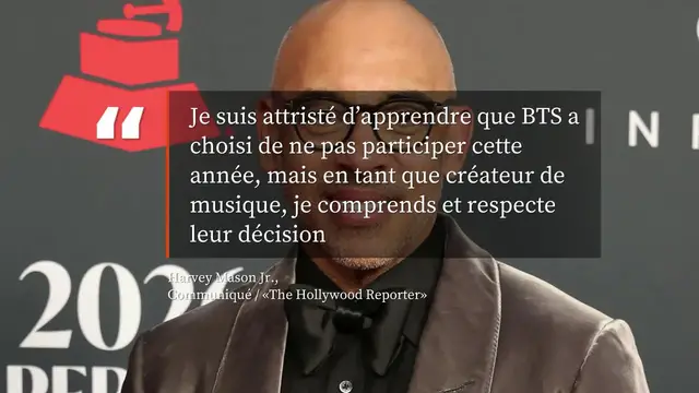 Video thumbnail for Le président des Grammy répond à BTS qui boycotte la cérémonie.