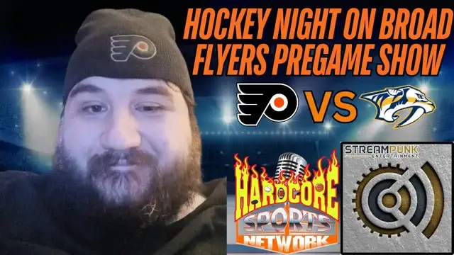 Video thumbnail for Stream Punk Sports: flyers pregame show: philly vs predators preview, injuries & goalie matchup