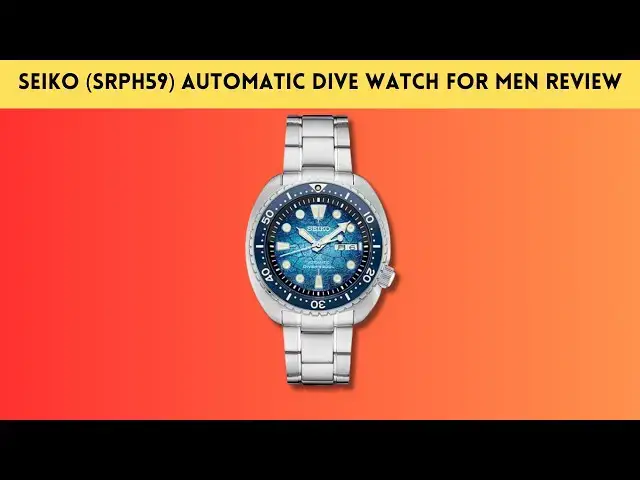 Video thumbnail for SEIKO (SRPH59) Automatic Dive Watch for Men Review | Prospex Special Edition #menswatches