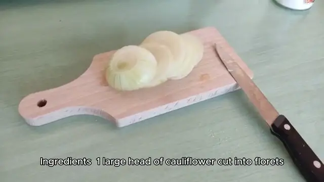 Video thumbnail for Cauliflower rice recipe