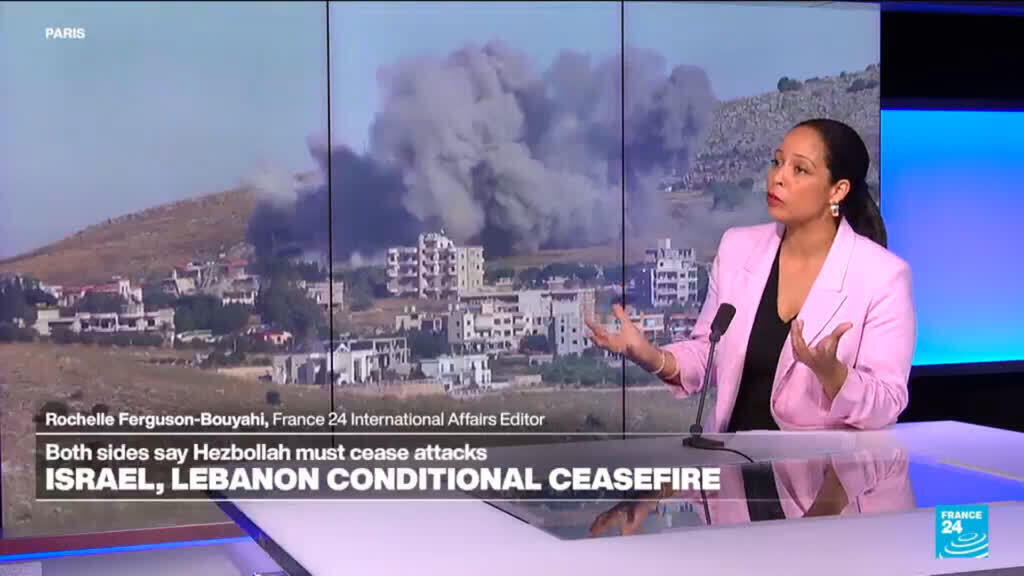 Video thumbnail for Israel, Lebanon agree to conditional ceasefire