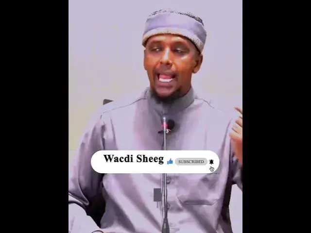Video thumbnail for Sheekh kenyaawi #wacdi #waano #murti #somali #duco #muxaadaro #qiso #ramadan #somalia