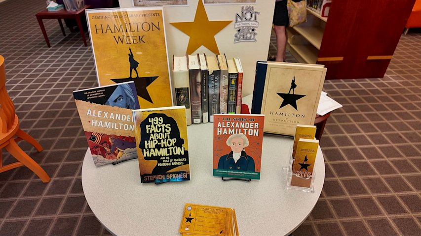 Video thumbnail for Summer At The Library: ‘Hamilton Week’ brings music crafts and fun to Ossining library
