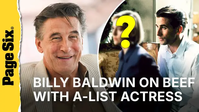 Video thumbnail for Billy Baldwin names the A-list actress he refused to kiss and swears he'd 'never ever' work with her again