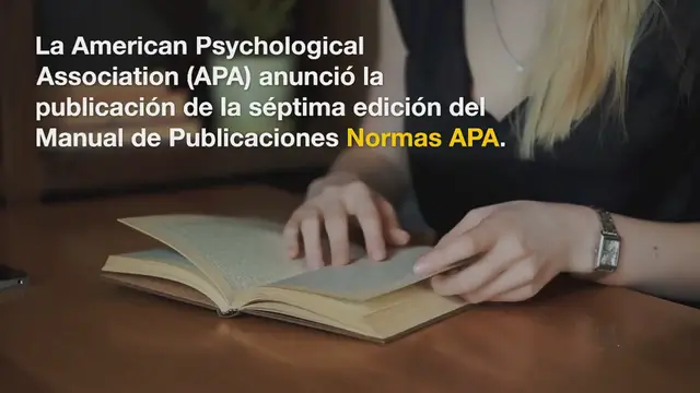 Video thumbnail for Normas APA Séptima Edición