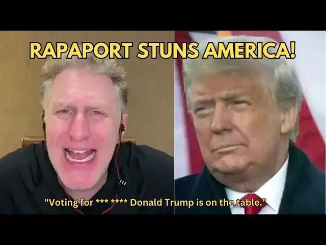 Video thumbnail for Rapaport's Shocking Announcement Stuns America with Trump Talk