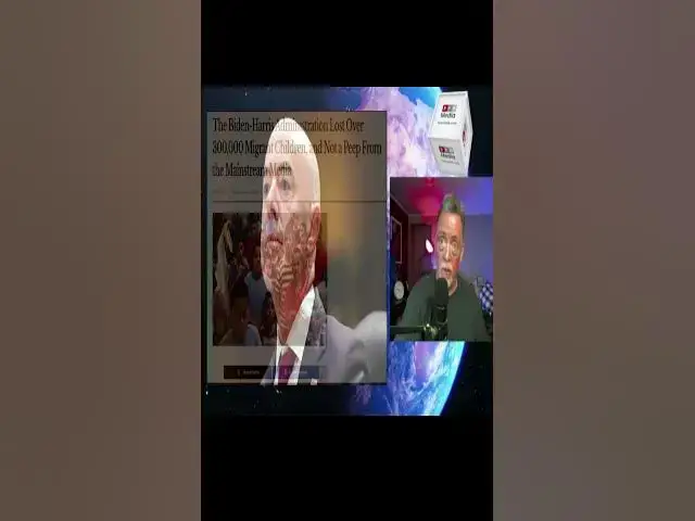 Video thumbnail for Biden-Harris LOST 300k Migrant Children, & the Media are STILL Silent #shorts #shortsvideo