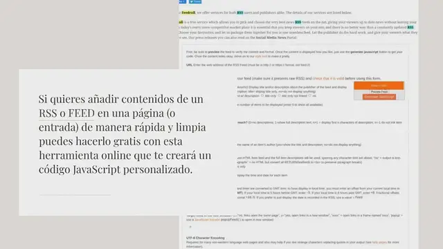 Video thumbnail for Incrustar contenidos de RSS en tu web