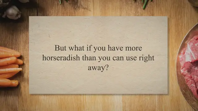 Video thumbnail for How to Freeze Horseradish: A Spicy Way to Store Your Root