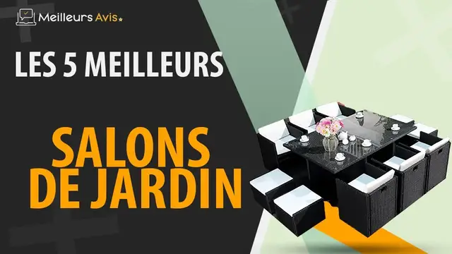 Video thumbnail for ⭐️ MEILLEUR SALON DE JARDIN - Avis & Guide d'achat (Comparatif 2022)