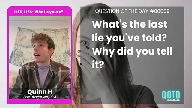 Video thumbnail for Quinn said he was taller than he was on a dating app. The classic lie!