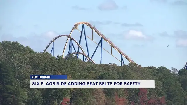 Video thumbnail for Six Flags to add seat belts to Nitro at Great Adventure after fatal fall in Georgia