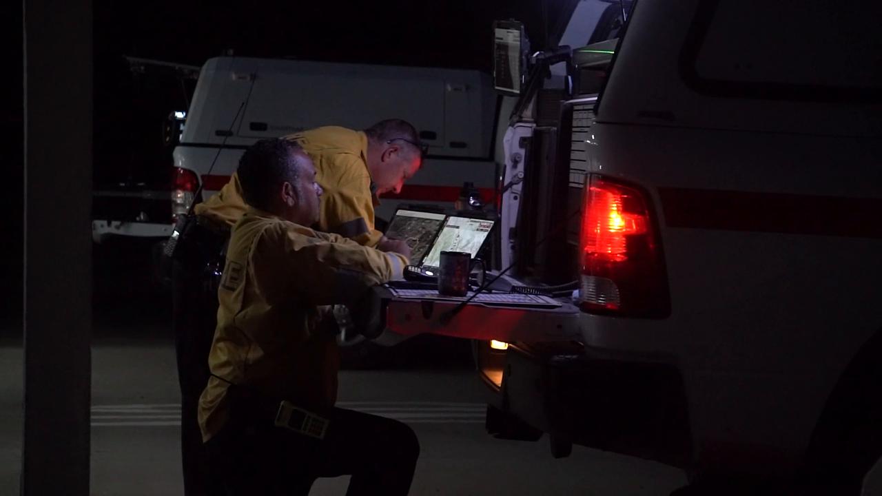 Video thumbnail for US: Border 6 Fire: Cal Fire Watch Command.