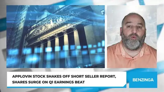 Video thumbnail for AppLovin Stock Shakes Off Short Seller Report, Shares Surge On Q1 Earnings Beat
