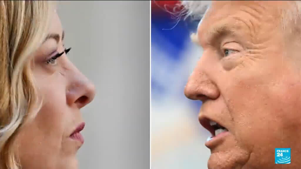 Video thumbnail for Trump-Meloni relationship turn sour