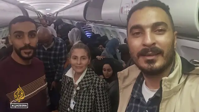 'Video thumbnail for Controversial transfer of Palestinians: South Africa investigating unexpected plane arrival'