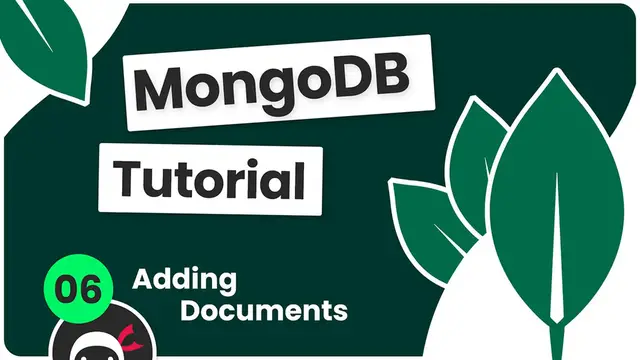 Video thumbnail for Complete MongoDB Tutorial #6 - Adding New Documents