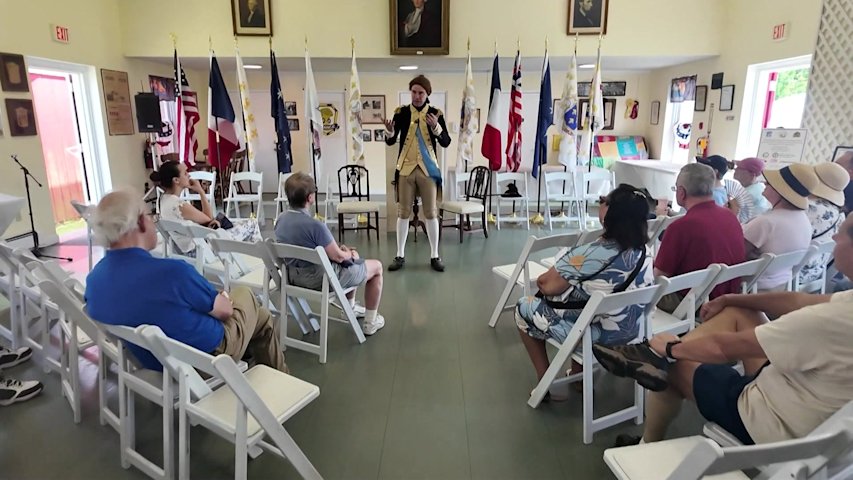 Video thumbnail for Yorktown Heights celebrates Revolutionary history at Rochambeau Festival