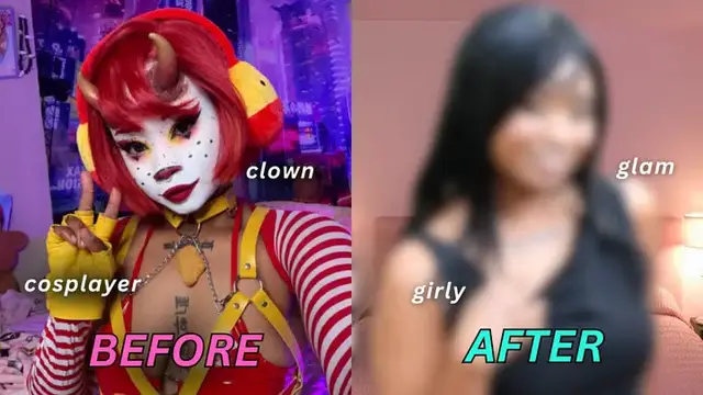 'Video thumbnail for Stripping Back My Clown Alter-Ego To Look 'Natural' | TRANSFORMED'
