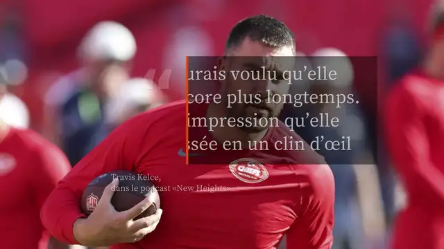 Video thumbnail for Travis Kelce n'a qu'un regret concernant le jour de son mariage.