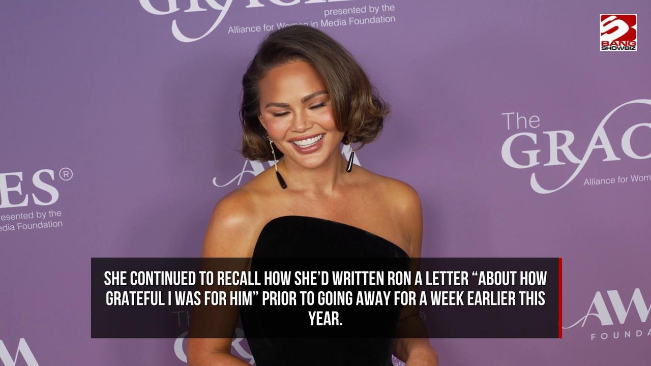 Video thumbnail for Chrissy Teigen reveals father's death in heartbreaking post