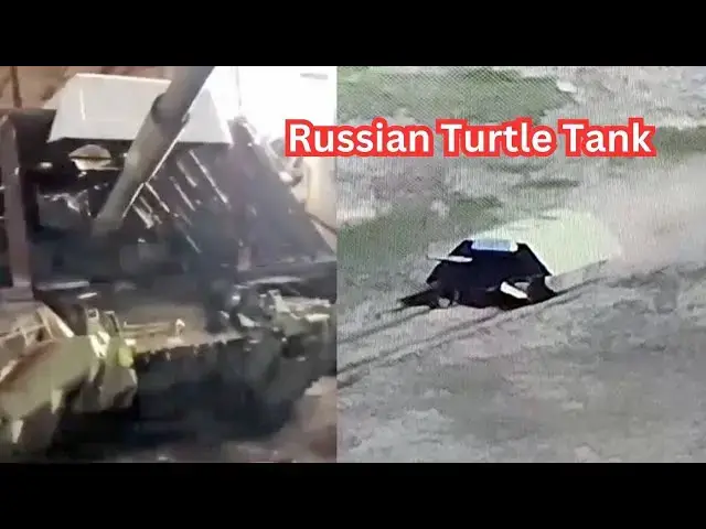 Video thumbnail for T-72 TURTLE TANK! Russia's CRAZY New Drone Defense?!
