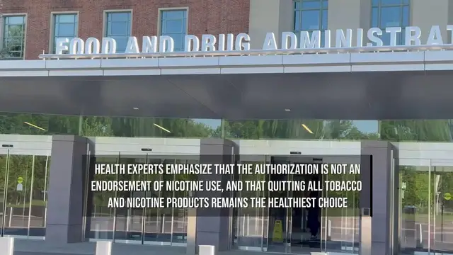 Video thumbnail for FDA Backs Reduced-Risk Claims for ZYN Nicotine Pouches.