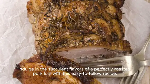Video thumbnail for Perfect Pork Loin Roast Recipe