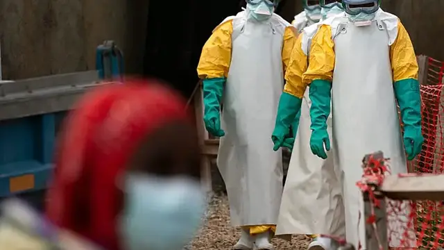 Video thumbnail for WHO chief says the DR Congo's Ebola outbreak remains a global emergency