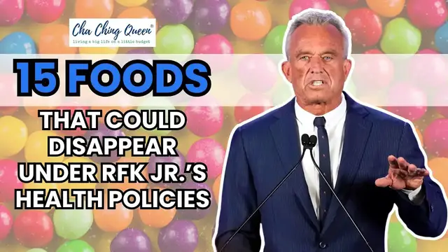 'Video thumbnail for 15 Foods That Could Disappear Under RFK'