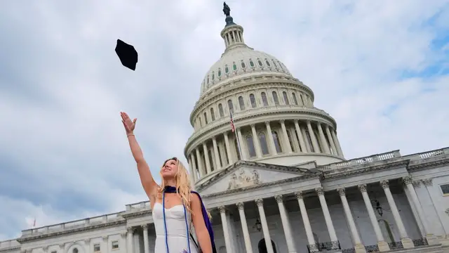 Video thumbnail for Debt, decline, closures – Is US higher education crumbling? | This is America