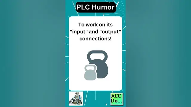 Video thumbnail for PLC humor go to the gym...