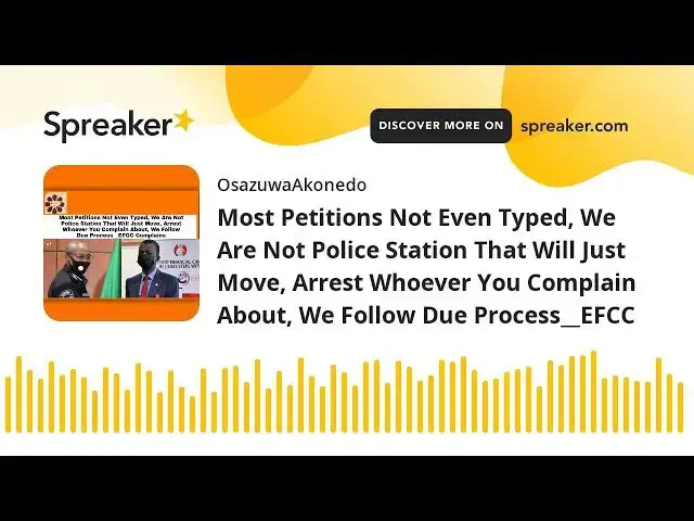 Video thumbnail for Most Petitions Not Even Typed, We Are Not Police Station That Will Just Move, Arrest Whoever You Com