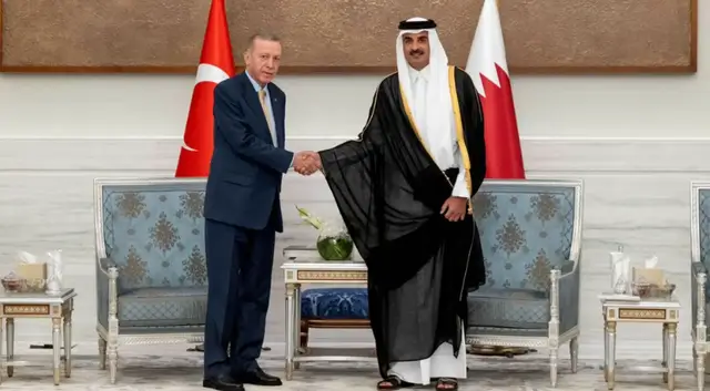 'Video thumbnail for Erdogan in Doha as Turkiye-Qatar relations mark decades of cooperation'