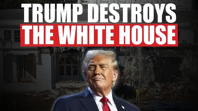 'Video thumbnail for Trump's Ballroom Demolition is a DESECRATION of the White House'