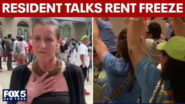Video thumbnail for Harlem resident says rent freeze feels like 'huge win'