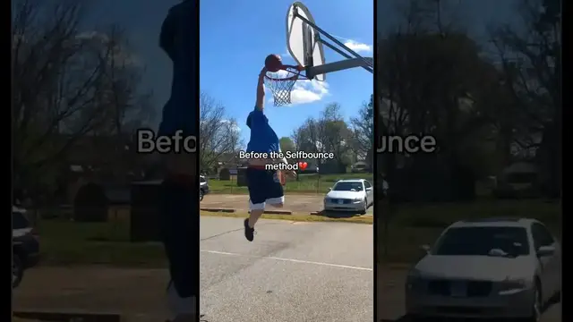 Video thumbnail for (358) selfbounce method dunk: basketball training secrets revealed
