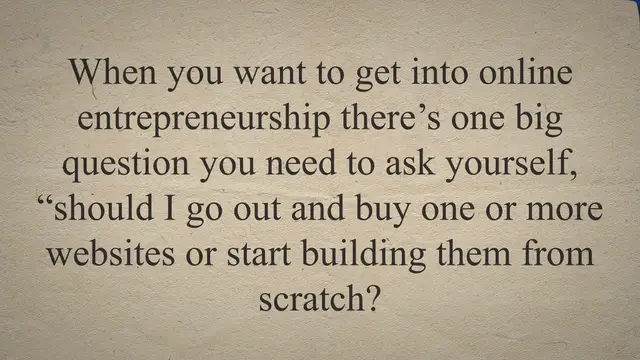 'Video thumbnail for 5 Reasons To Buy Instead Of Build A Website'