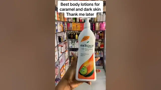 'Video thumbnail for Best body lotion ๐งด for caramel and dark ๐ skin #skincarerecommendations'