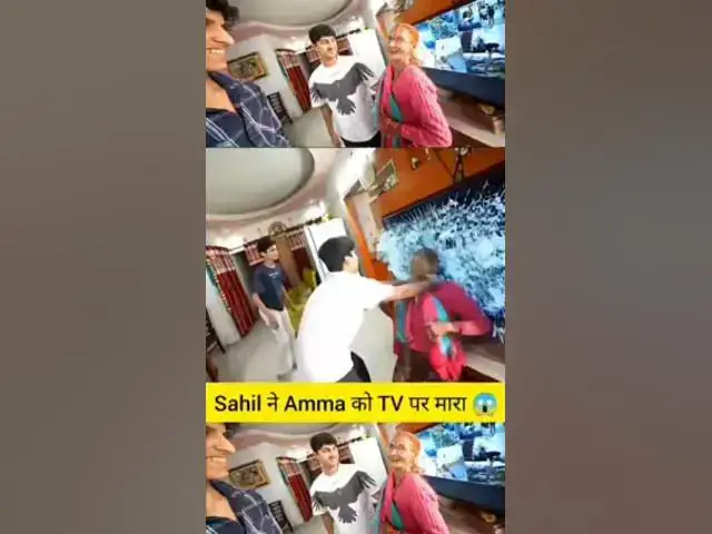 Video thumbnail for Sahil ने Amma को TV पर मारा 😱 #souravjoshivlogs​ #piyushjoshi​ #sahiljoshi​ #today​ #viral​ #shorts​