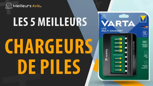 Video thumbnail for ⭐️ MEILLEUR CHARGEUR DE PILES - Comparatif 2023
