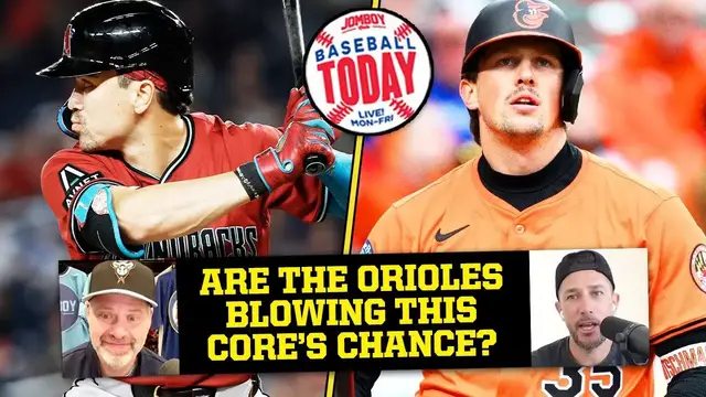 Video thumbnail for Are the Orioles blowing their chance with this core? | Baseball Today