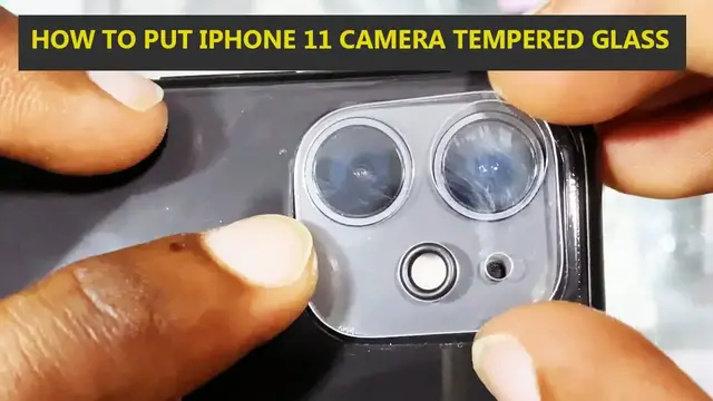 Video thumbnail for How to Put iPhone 11 camera Tempered glass