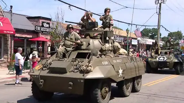Video thumbnail for Massapequa Park celebrates Independence Day with Armor Parade
