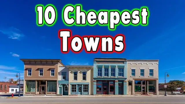 'Video thumbnail for 10 Cheap and Nice towns in The United States.'