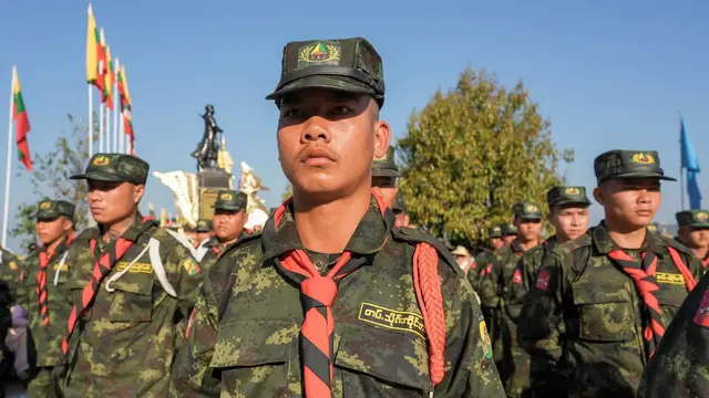 Video thumbnail for Myanmar conscription law fuels deadly civil war as recruits flee to Thailand